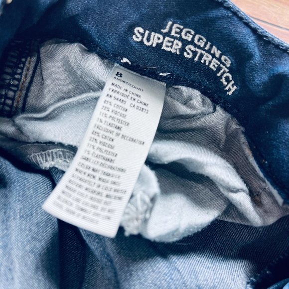 AE Super Stretch Jegging sz8S dark wash - Picture 3 of 9
